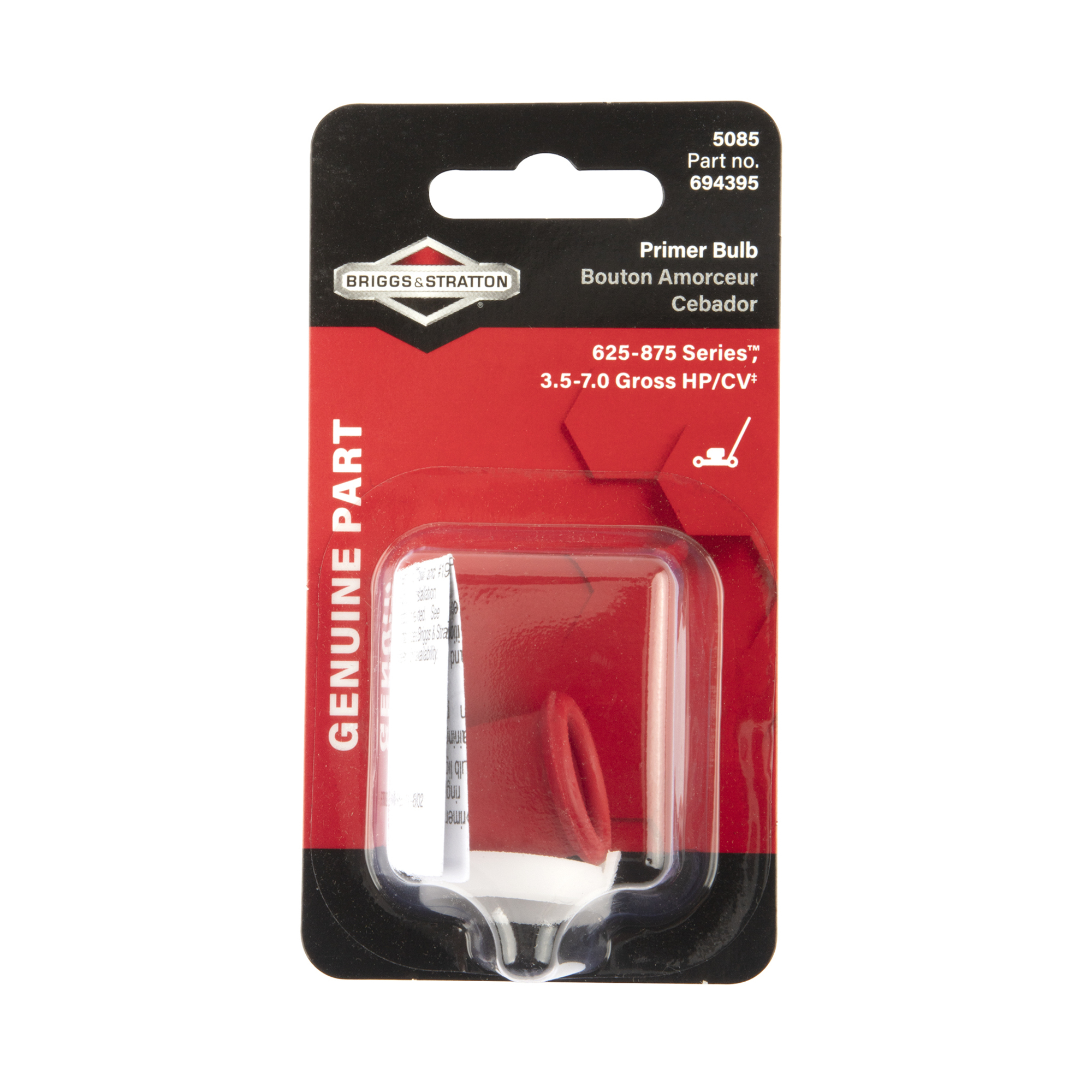 Briggs & Stratton Primer Bulb, Quantum, Model# 5085K